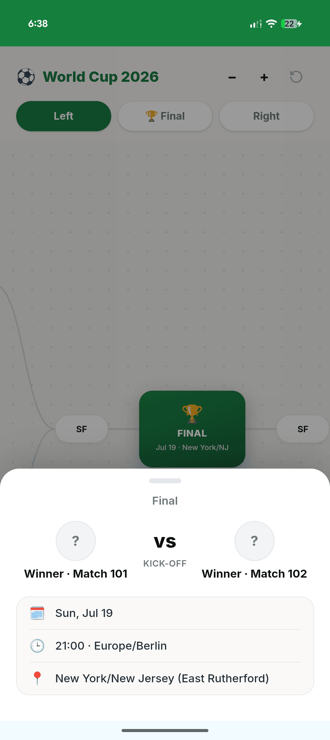 Final match details